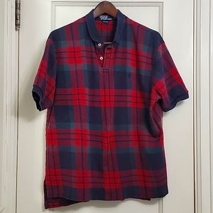 Red blue and green plaid Polo by Ralph Lauren polo shirt